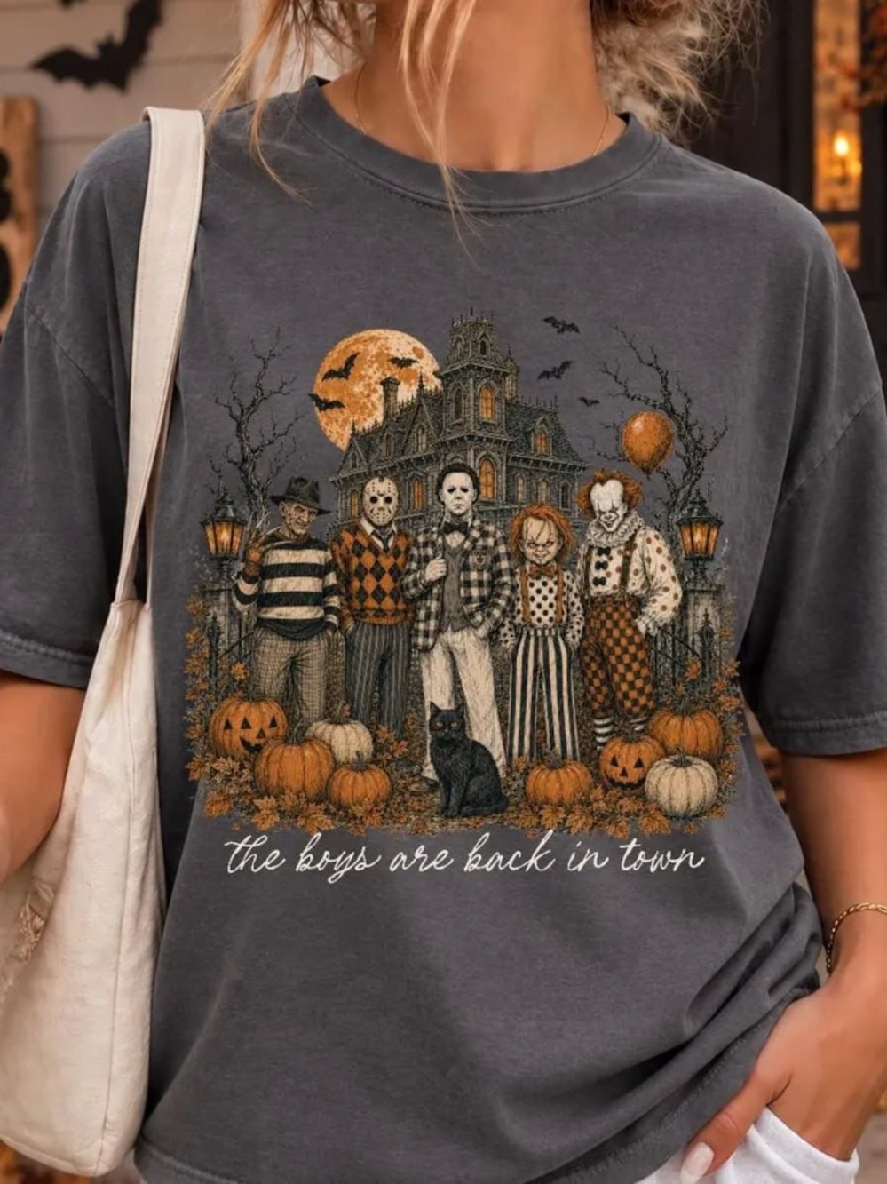 Comfort Color Pepper Halloween Horror Graphic Tee